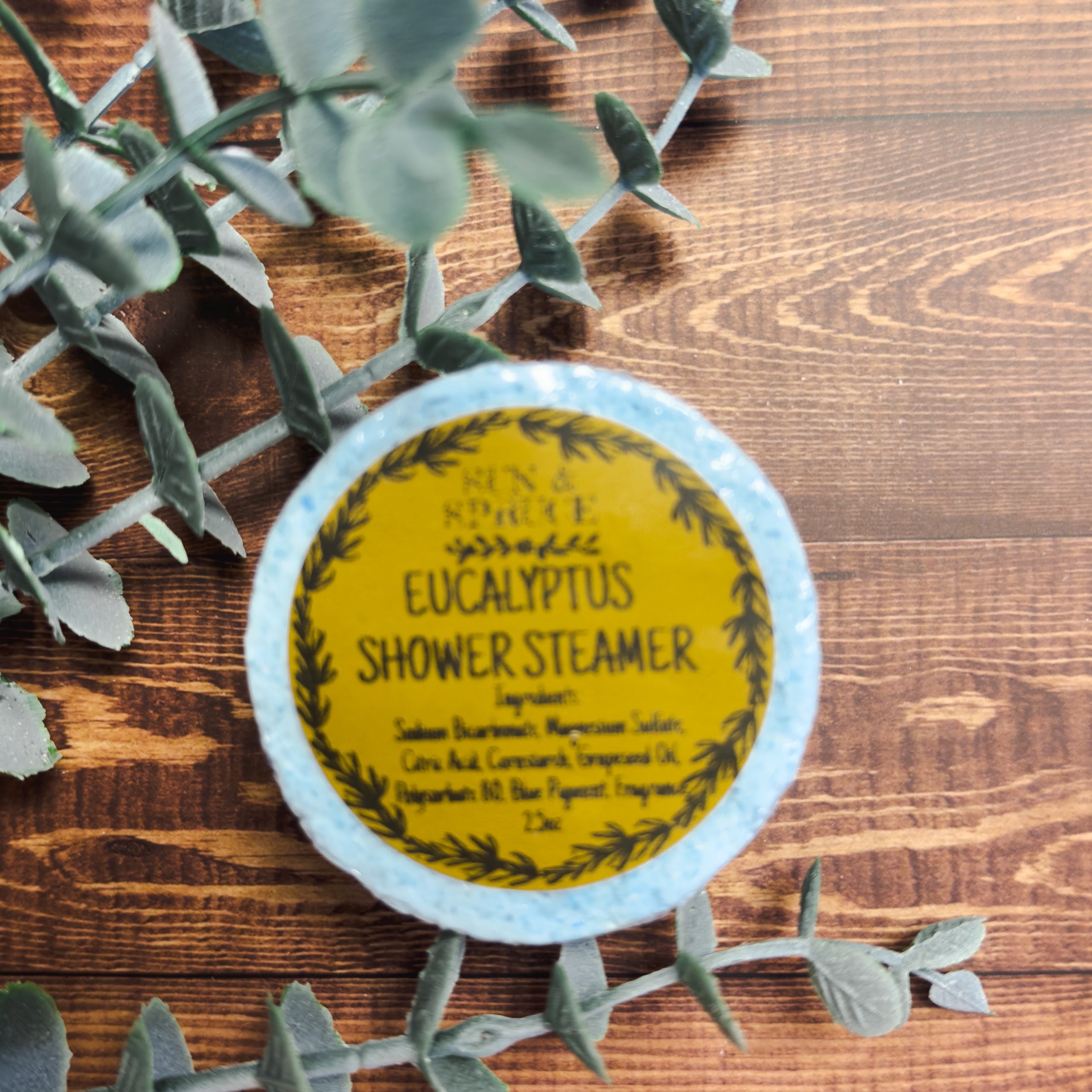 Eucalyptus Shower Steamer Handmade | Sun and Spruce Handmade Soaps